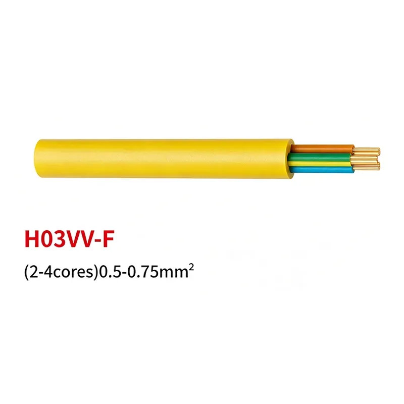 Cavi flessibili isolati in PVC standard UE